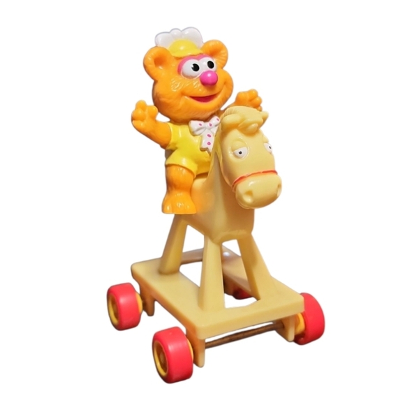 Muppet Babies 1986 McDonald's Happy Meal Toy Lot of 3 Miss Piggy Kermit Fozzie - Picture 8 of 11